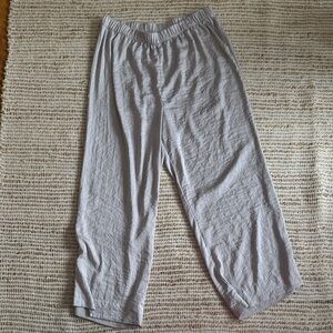 Beige/Silver Satin H&M Pants